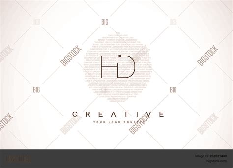 Hd H D Logo Design Vector & Photo (Free Trial) | Bigstock