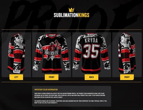 (((Custom Hockey Jersey Design))) | Sublimation Kings