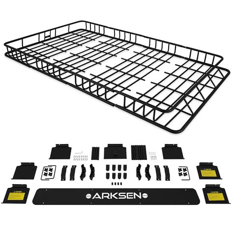 Buy ARKSEN 84 x 50 Inch Perfect-Wide Heavy Duty Roof Rack Cargo Basket ...