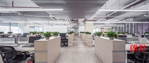 1800平米办公空间设计-办公室装修效果图-成都朗煜公装公司