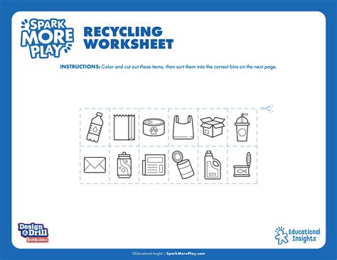 Recycle It Worksheet 的图像结果