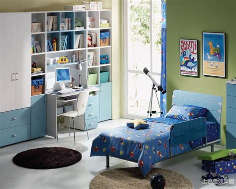 大户型儿童房书房卧室装修效果图_太平洋家居网图库