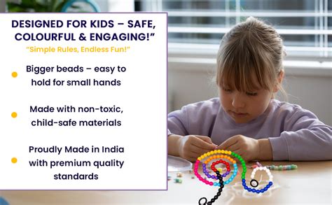 Buy Ratna's Educational Counting Beads 100 Beads for Kids to Improve ...