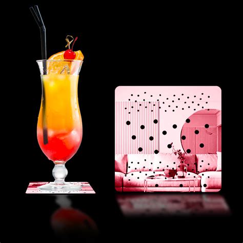 Laser Cutting Dots design, Acrylic Mirror Coaster (2+ MM) | FHMax.com
