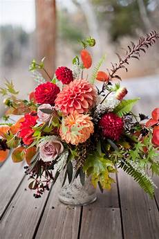 Wedding Flower Arranging by A Gorgeously Styled Fall Inspired Wedding Daydream Kate Wedding Flower Arranging