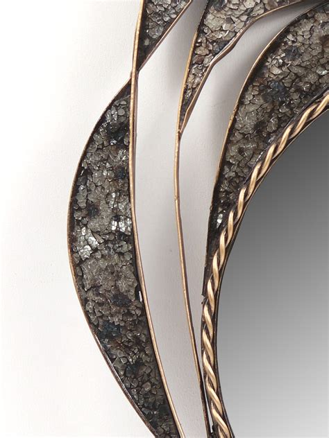 37" Stylish Pebble Mirror | Exotic India Art