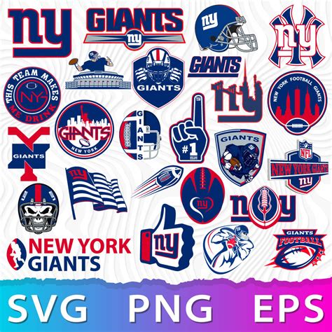New York Giants Logo SVG, Giants PNG, Giant Football Logo, New York Gi
