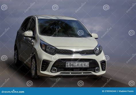 Kia White Car. Royalty-Free Stock Image | CartoonDealer.com #278594344