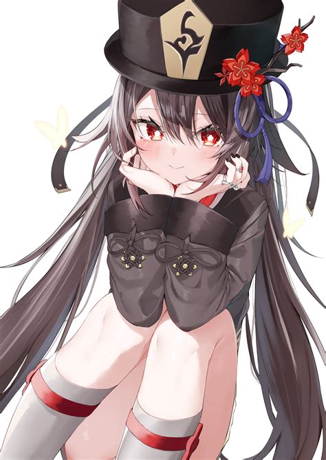 hu tao (genshin impact) drawn by kamioka_shun'ya | Danbooru