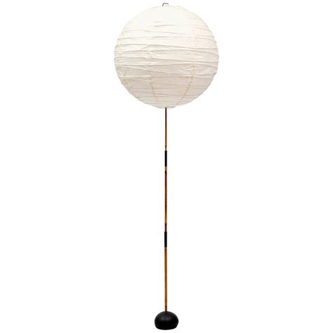 Isamu Noguchi Bamboo and Paper Lantern Floor Lamp, 1950s at 1stDibs