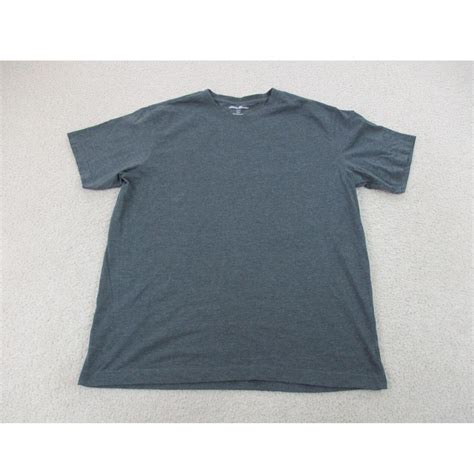 Eddie Bauer Shirt Adult Large Gray Outdoors Logo... - Depop