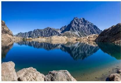 Decor Villa - mountain lake Wall poster (36 inch X 24 inch) Paper Print ...