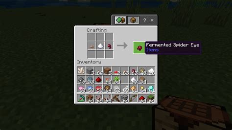 How to Make a Fermented Spider Eye in Minecraft