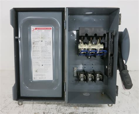Square D H362AWK 60A Fusible Safety Switch Disconnect 600V 60 Amp H362 ...