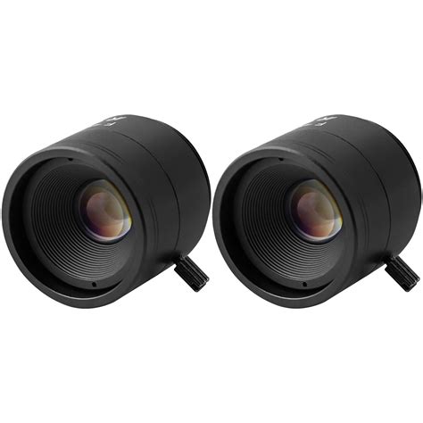 Quanmin 2 pcs F1.2 1/3" 8mm IR Wide Angle HD CS Lens for Security CCTV ...