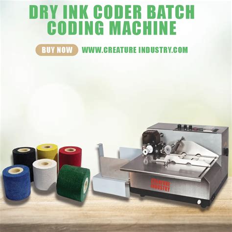 Image result for Automatic Dry Ink Batch Coding Machine Coder