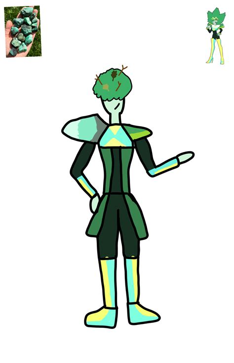 My gemsona, Rem (raw emerald). A defective emerald that joined the old ...