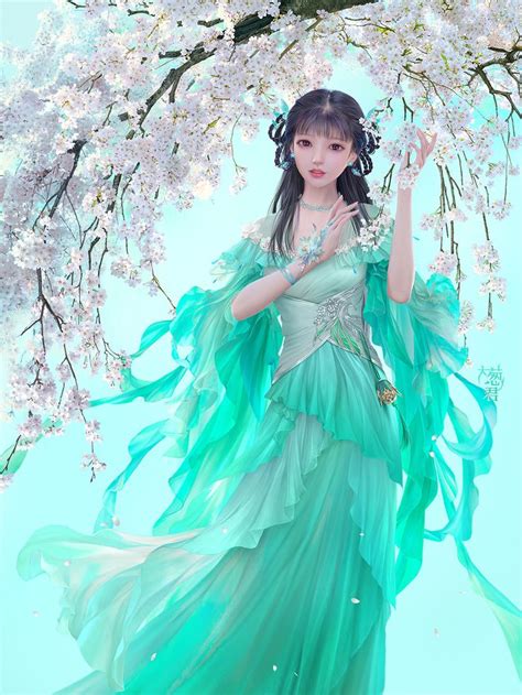 《诛仙》碧瑶 - 原创作品 - 站酷（ZCOOL) in 2021 | Chinese art girl, Anime art ...