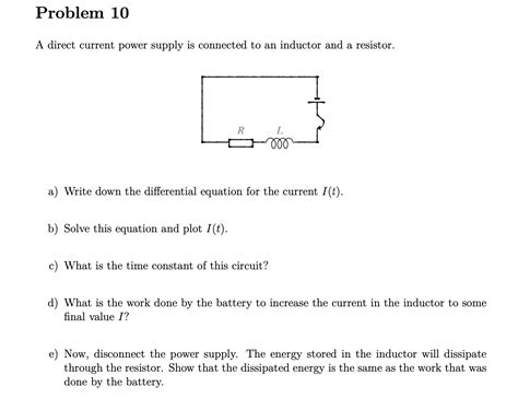 Solved by an EXPERT Problem 10A direct current power supply is ...