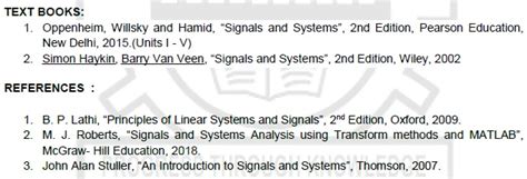Signals and Systems - EC3354 - 3rd Semester - ECE Dept - 2021 ...