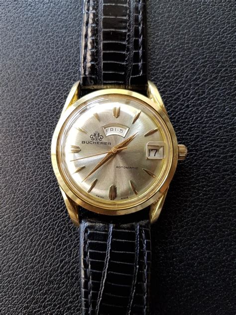 Vintage Bucherer rotomatic incabloc gents watch, Luxury, Watches on ...