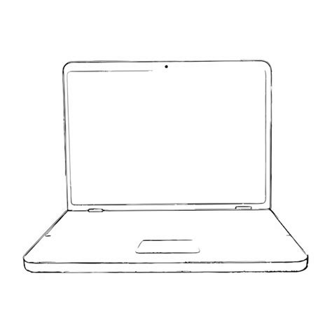 Generic Laptop Computer Drawing 的图像结果