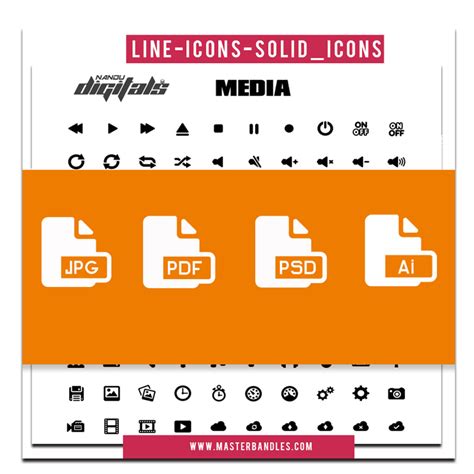 43 Categories 4000 Icons Design Bundle pack - MasterBundles