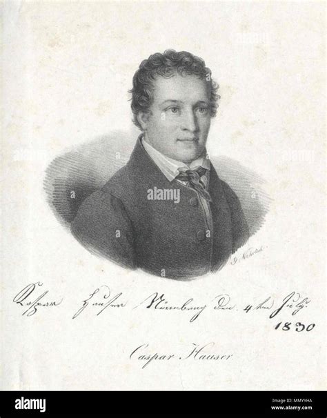 . Deutsch: Portrait von Kaspar Hauser, 1812–1833. Kaspar Hauser ...