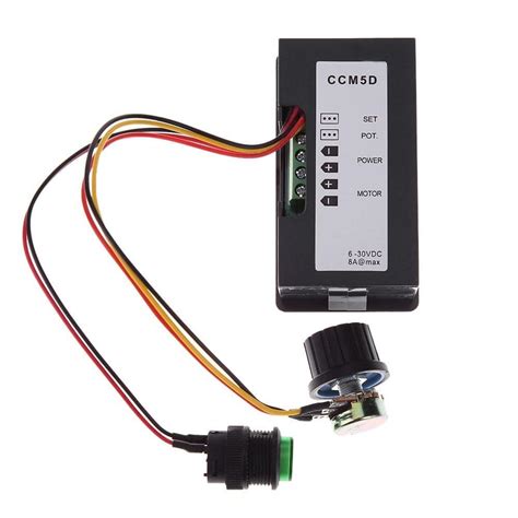 DC 6V 12V 24V 5A PWM DC Motor Speed Controller CCM5D – REES52