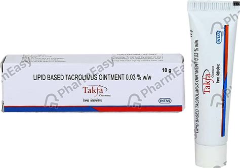 Takfa 0.03 %W/W Ointment (10): Uses, Side Effects, Price & Dosage ...