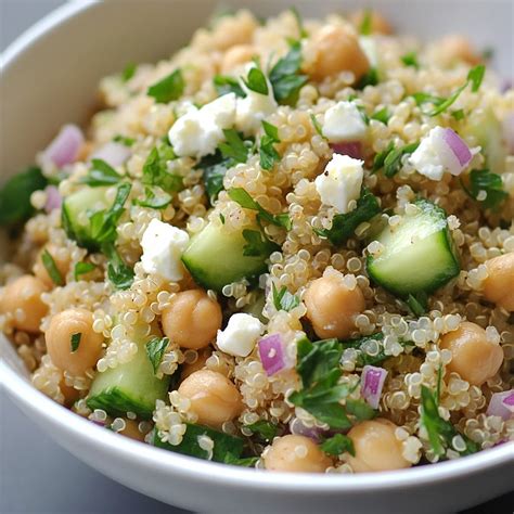 Lemon Quinoa and Chickpea Salad delights with flavor! - Dishes Tasty ...