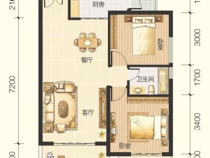 150平米简约风格两房一厅装修效果图-中国木业网