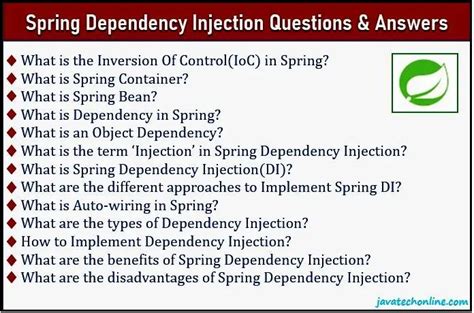 Image result for Dependency Injection in Java Spring