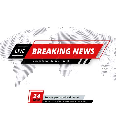 Premium Vector | Breaking news template design