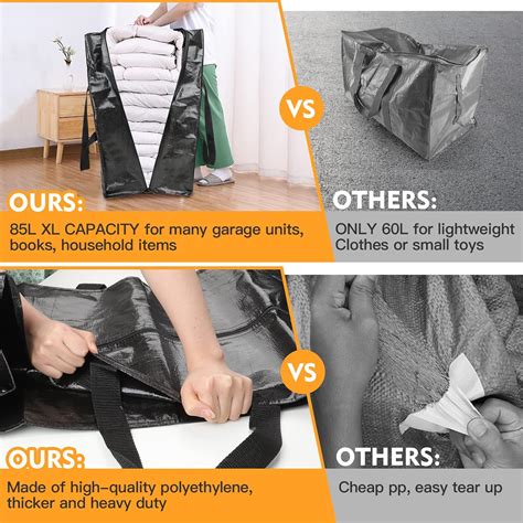 Buy FADOTY Heavy Duty Moving Bags Extra Large Storage Bags for Moving W ...