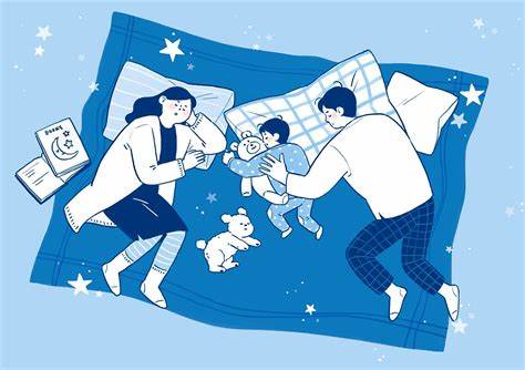 4,627 Mom, Dad And Children Sleeping Images, Stock Photos & Vectors ...