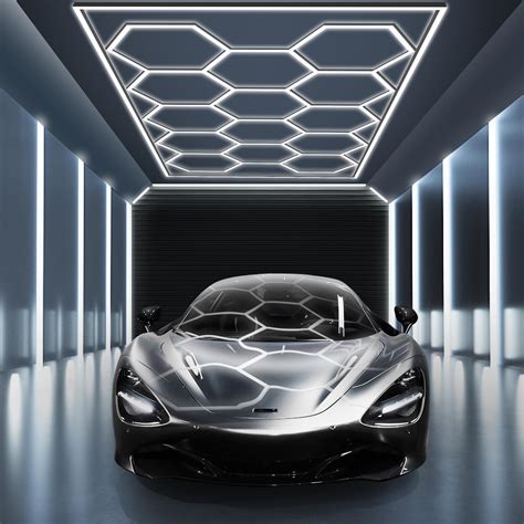 Snapklik.com : MODERN Hexagon Garage Light: Higher Brightness 720W ...
