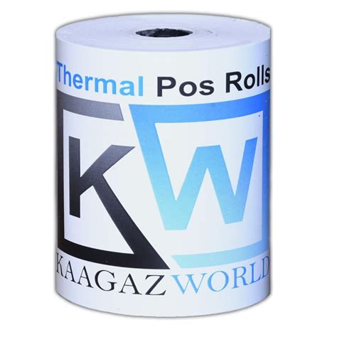 KW KAAGAZ WORLD Thermal Paper Roll For Billing Machines Swipe Machine ...