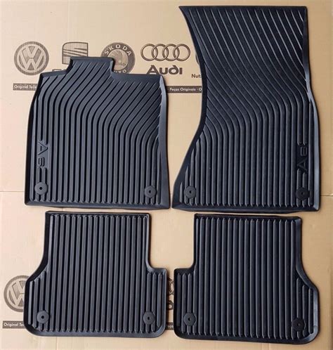 original Audi A6 Fußmatten Typ 4G C7 Gummimatten vorne hinten ...