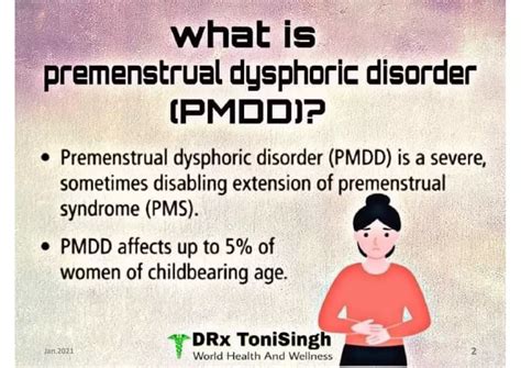 Premenstrual dysphoric disorder (PMDD) | PDF