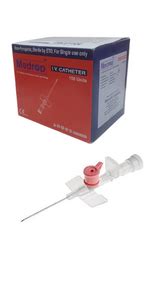 Mowell IV Catheter/Cannula with injection valve & with wings | (Pack of ...