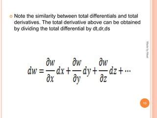 Image result for Total derivative Examples