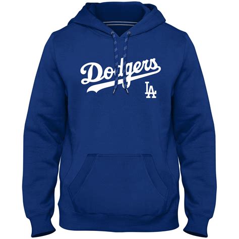 Los Angeles Dodgers MLB Express Twill Applique Home Field Hoodie ...