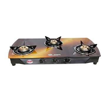 Quba B2 Blue Line Rectangle 2 Burner Glass Manual Gas Stove Price in ...