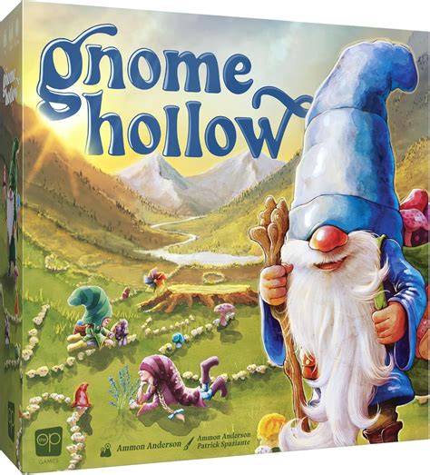 Amazon.com: Gnome Hollow Board Game, Thematic Gnome and Garden Tile ...