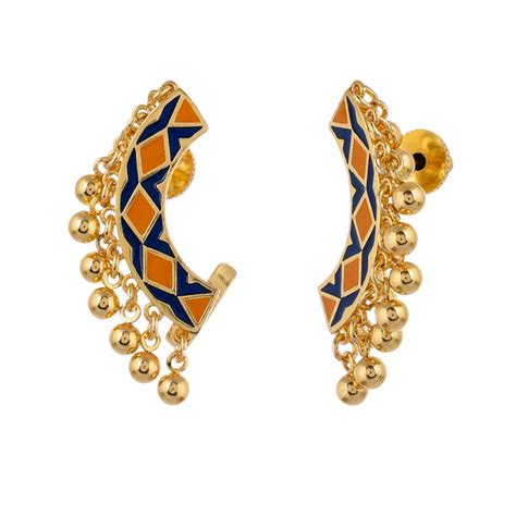 Zulu Neema Enameled Ear Cuff – VOYLLA