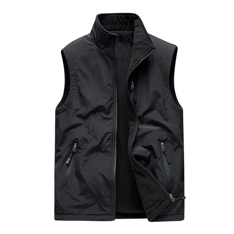 Njoeus Men's Lightweight Softshell Vests, Mens Outerwear Windproof ...