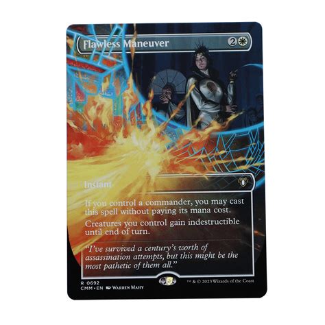 Flawless Maneuver #692 CMM Commander Masters (CMM) hologram – mtg proxy ...