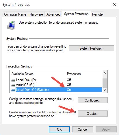 Image result for System Protection Restore Errors