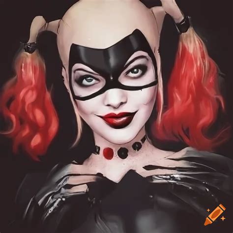 Harley quinn dressed as catwoman on Craiyon